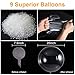 GameXcel LED Light Up Balloons 20 Inch, 6 Pack Clear Bobo Balloons, Glow Fillable Bubble Balloons with 10ft Red LED String Lights for Valentine's Day Birthday Wedding Birthday Pool Party Decoration