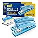 Peace Stapler with 2000 Staples, 2 Pack, Desk Metal Stapler, 25 Sheet Capacity, Standard Commercial Stapler, 100% Made in Korea, Blue Stapler
