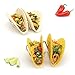 Taco Holder, Taco Stand, Taco Rack, Premium 18/8 Stainless Steel, Taco Holders, Set of Two (Holds 2 Tacos)