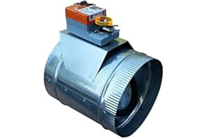 SMARTZONE Zone Damper 9" Round Professional-Grade (HVAC Zoning) - Preminum replacement for Honeywell, EWC, Durozone, more (09)