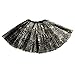 Anleolife 12''/ 3 Colors Spider Animal Print Tutu Skirt Birthday Halloween Tutu Girl Tutu Dress Set Ballet Dance Costumes (black)