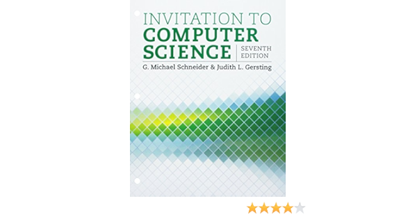 Invitation To Puter Science Loose Leaf Version 9781337685948 Puter Science Books 