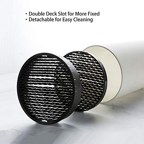 3-in-1 Kitchen Utensil Holder Set with Knife Block without Knives, Large Kitchen Tools Flatware Holder Organized Utensil Drying Cylinder, Black