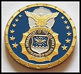 USAF Air Force Security Police Law Enforcement Colorized Challenge Art Coin