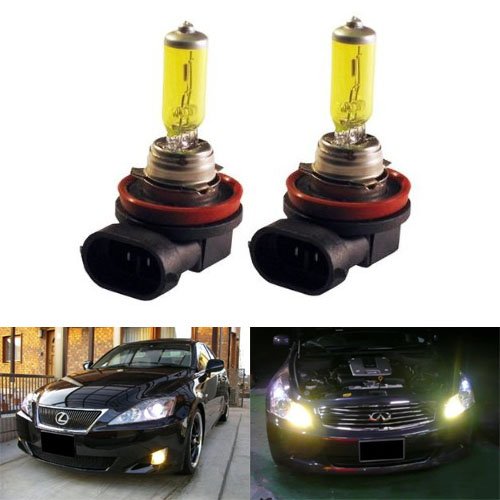 Buy iJDMTOY 3000K Super Yellow H11 Halogen Fog Light Bulbs Online at