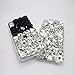 Guppy for iPhone Xs/iPhone X Diamond Case, 3D Handmade Luxury Sparkle Rhinestones Full Crystals Diamond Case Cover(Clear)