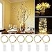 MZD8391 Dimmable 50 Photo Clips String Lights/Holder with Remote Control, Indoor Fairy String Lights for Hanging Photos Pictures Cards Memos, Gift Photo Clip Holder Pink