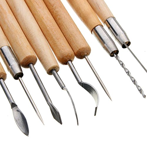 BESKIT 30PCS Clay Sculpting Tools Pottery Carving Tool Set Halloween
