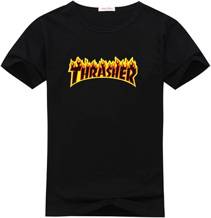 Thrasher Flame Logo HANDAV Men's Graphic Tee Shirt XXX-Large Black