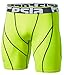 TSLA Men's Athletic Compression Shorts, Sports Performance Active Cool Dry Running Tights, Zero Shorts Neon Yellow, Medium