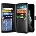 Vofolen 2-in-1 Case for iPhone 11 Pro Max Case Wallet Card Holder Slot Detachable Hybrid Protective Slim Hard Shell Magnetic PU Leather Folio Pocket Flip Cover for iPhone 11 Pro Max 6.5in (Black)