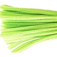 Carykon Super Fuzzy Chenille Stems Pipe Cleaners, Pack of 100 (Light Green)