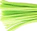 Carykon Super Fuzzy Chenille Stems Pipe Cleaners, Pack of 100 (Light Green)