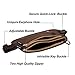 Pacasso RFID Blocking Passport Holder- Money Belt- Hidden Travel belt- Card Belt-Card Wallet (Brown)