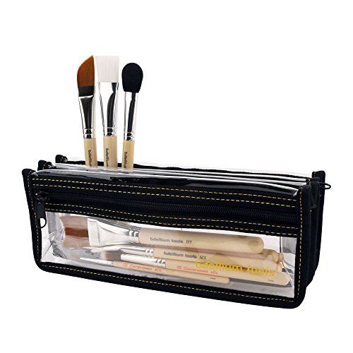 Bdellium Tools Professional Makeup Brush Special Effects SFX Series - 12 pc. Brush Set with Double Pouch (2nd Collection)