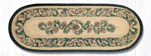 Earth Rugs 68-025A Pinecone Oval Runner
