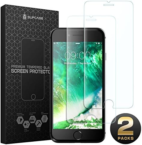 SUPCASE iPhone 7 Plus Screen Protector, Premium HD Tempered Glass Screen Protector (2-Pack) (Compatible with Apple iPhone 6 Plus/6s Plus/7 Plus) Not Compatible with iPhone 8 Plus