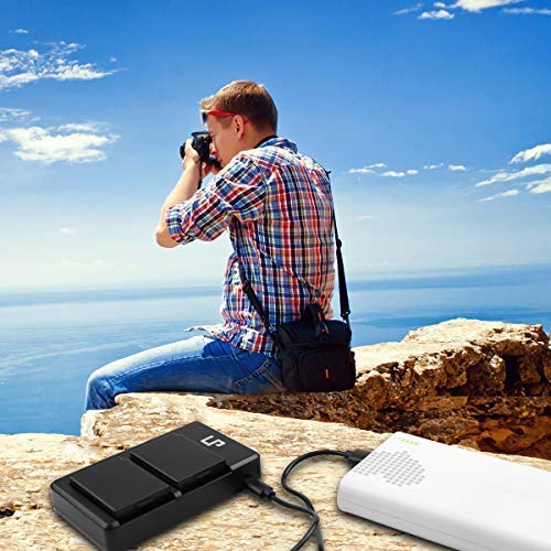 LPE10 Battery Charger Pack, LP 2Pack Battery & Dual Slot Charger