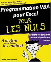Programmation VBA pour Excel