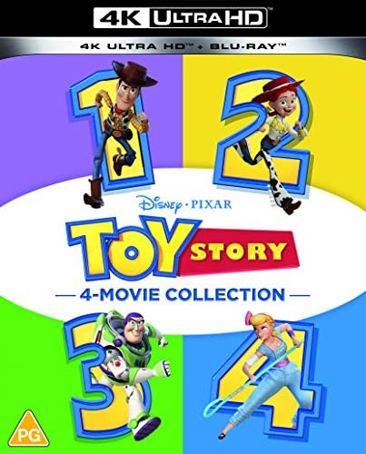 Amazon.com: Toy Story 1-4 Boxset [Blu-ray] [2019] [Region Free
