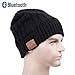 Zibaar Bluetooth Hat with Wireless Stereo Headphones V4.2 Bluetooth Beanie Over 5 Hours Running Time at Max Volume Hands Free Talking Polar Fleece Beanie Headphone for Men Women Unisex Black