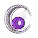Women Multi-Color Colored Cute Charm and Attractive Fashion Contact Lenses Cosmetic Makeup Eye Shadow (Type 1, Purple)
