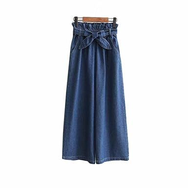 Amazon Guoyupika ガウチョパンツ レディース デニム スカーチョ