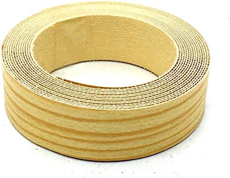 1 x Pine iron on edging 19mm x 2½ meter roll of pre glue edging strip by Swish.