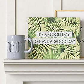 Barnyard Designs It’s a Good Day To Have a Good Day Box Sign Tropical Beach Decor Inspirational Positive Quote Sign Home… 514HIeXiYbL