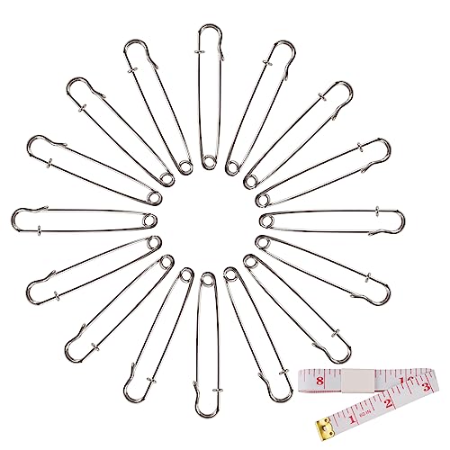 Hanycon 20 Pcs Extra Large Safety Pins, 4