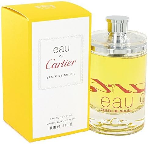 Eau De Cartier Zeste De Soleil by Cartier Eau De Toilette Spray (unisex) 3.3 oz for Men by Cariter