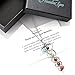 HoodaSpa 7 Chakra Handmade Pendant Necklace Genuine Gemstone Pendant with 18.5” Stainless Steel Chain for Energy, Balance, Healing, Confidence and Relaxation in Specially Crafted Gift Box.