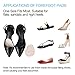 Yosoo Ball of Foot Cushions, 2 Pairs Anti-Slip Shoe Pads Inserts Gel Forefoot Insoles for Women High Heels Sandals Pumps, Relieve Metatarsal Foot Pain (Skin+Clear)