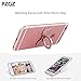 PZOZ Cell Phone Finger Ring Movie Grip Universal Smartphone Dock Car Mount/Sticky Stand/Holder/Kickstand for iPhone 7 6 Plus--Rose Gold Bowknot