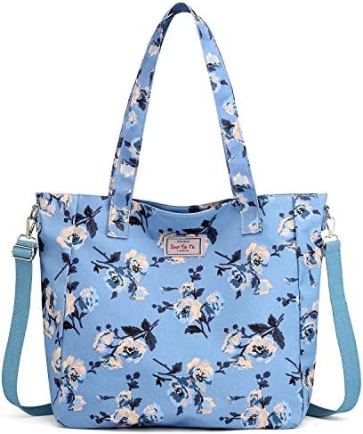 Goldwheat Women's Waterproof Large Nylon Shoulder Hand Bag Tote Bag