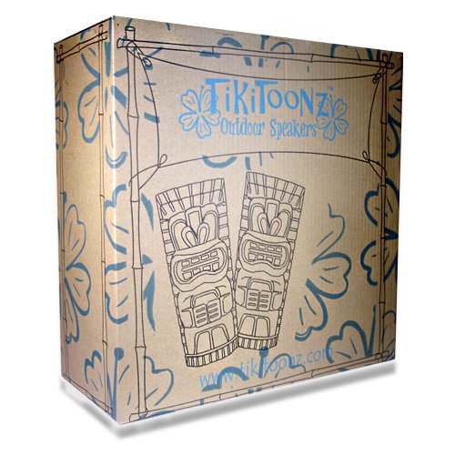 Pair of Tiki Indoor/Outdoor 6.5" 2Way Stereo Speakers All Weather