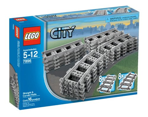 LEGO City Straight & Curved Rails