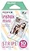 Fujifilm Instax Mini Stripe Instant Film (Multi-Color)