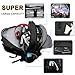 Fashion Laptop Backpack Contains Multi-function Pockets, Tocode Durable Travel Backpack with USB Charging Port Stylish Anti-theft School Bag Fits 17.3 Inch Laptop Comfort pack for Women & Men–Black II