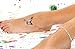 Temporary Tattoo Factory Tramp Stamp Naughty & Nice Tattoos, Long Lasting - Sexy, Realistic Fake Adult Temporary Tattoos for Women's Hip, Lower Back, Thigh, Arm Tramp Stamp - (40 Pack)