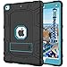 Grifobes iPad Mini 5 Case 2019,iPad Mini 4 Case,Slim Heavy Duty Shockproof Rugged Case Hard PC+Silicone High Impact Full Body Protective Case for iPad Mini 5th Generation 2019 (Black+Blue)