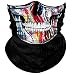 Obacle Skull Face Mask Half for Dust Wind UV Sun Protection Seamless 3D Tube Mask Bandana for Men Women Durable Thin Breathable Skeleton Mask Motorcycle Riding Bike Festival (Hip-HOP Glass Skull) primary