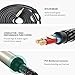 UGREEN 1/8 to 1/4 Stereo Cable 3.5mm TRS to Dual 6.35mm 1/4 TS Mono Y Splitter Audio Cord Adapter Compatible with iPhone, PC, Computer Sound Card, Mixer, Multimedia Speaker, Home Stereo System 3.3FT