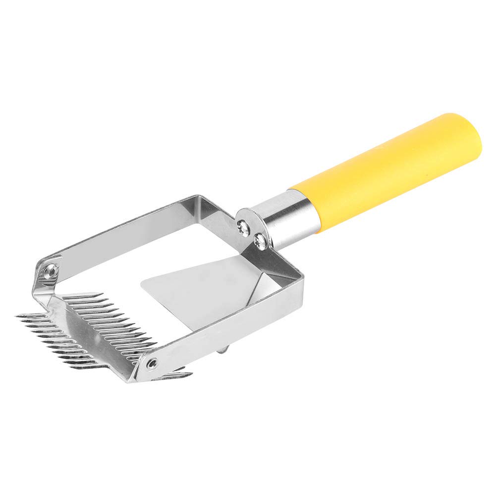 Atyhao Beehive Knife Scraper, Stainless Steel Beekeeping Uncapping Fork Tool Honey Equipment Scraper Uncapping Tool