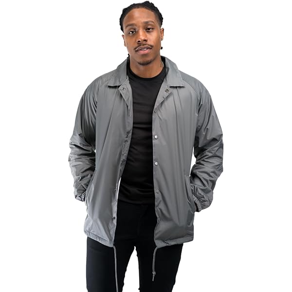 Style 3100 Nylon Coach's Jacket (Lined) - Adult (3X-Large, Navy