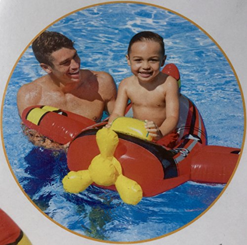 Intex Inflatable Red Airplane Pool Cruiser Boat for Children
