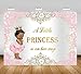 Mocsicka Royal Princess Baby Shower Backdrop Pink Silver Diamond Baby Shower Background 7x5ft Vinyl Girl's Baby Shower Party Banner Decoration Supplies