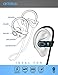 Wireless Sport Waterproof Bluetooth Headphones by OKTOBOT - Stereo IPX7 Sweatproof Gym Earphones - Noise Cancelling Running Headset with Mic - 8 Hours HD Music Earbuds - Voice Prompt - With Free Case.