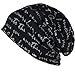 Unisex Beanie Baggy Thin Hip-hop Print Skullcap B078