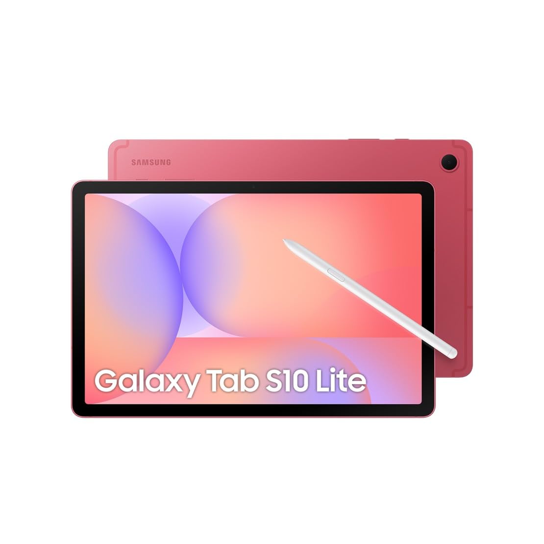 Samsung Galaxy Tab S10 Lite, 3 anni di garanzia, Tablet Android, WiFi, 6GB RAM, 128GB, 10.9" Dispaly LCD, S Pen, Android 15, Coral Red [Versione italiana]